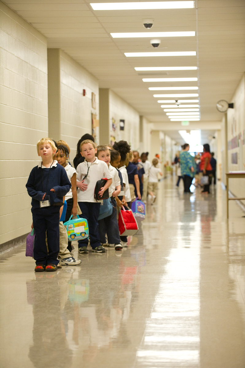 Calm, Friendly Hallway Behavior Is Now Part of the School Culture