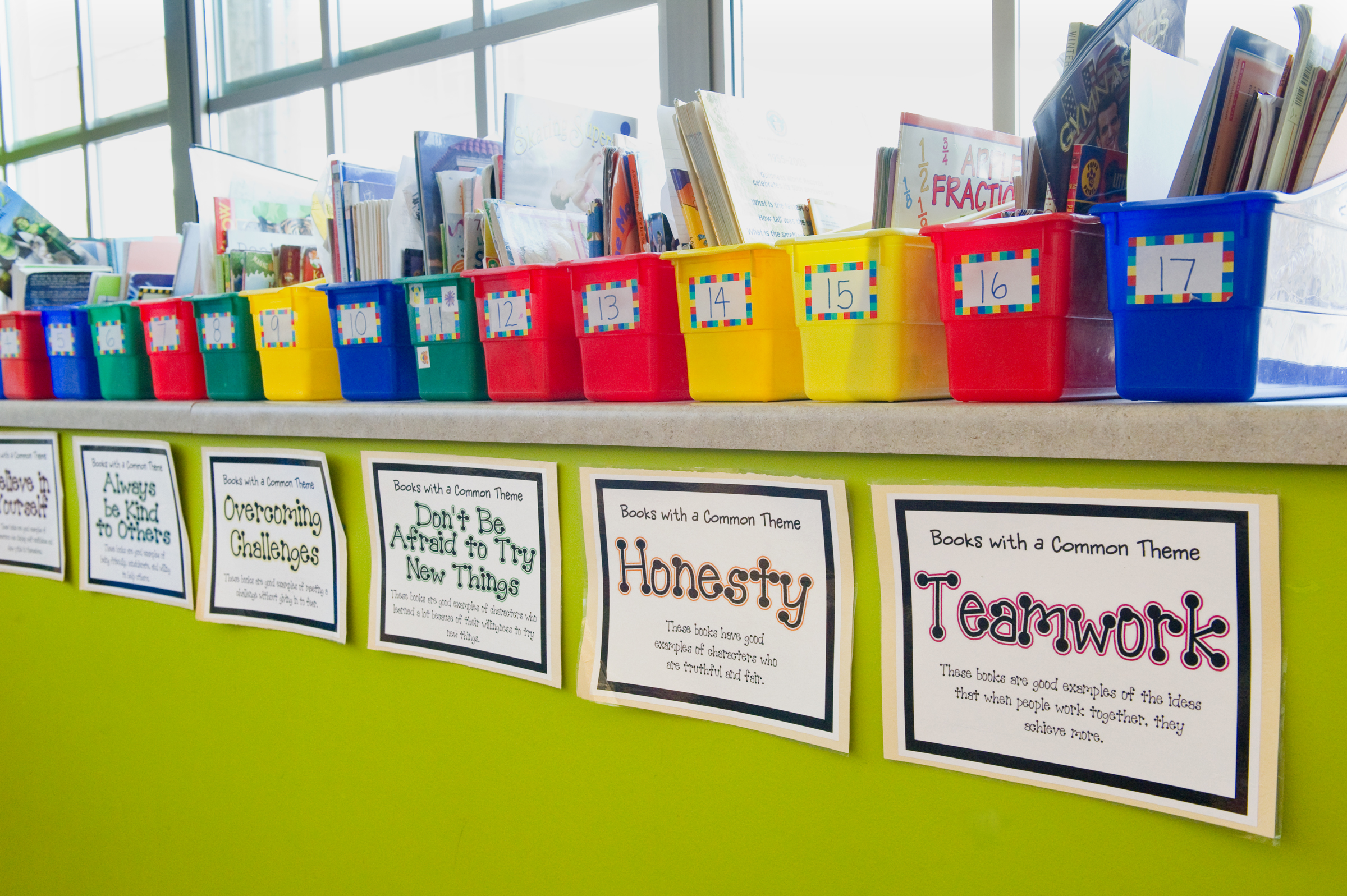 Duct Tape Shelf Markers - Library Learners