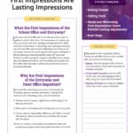 Quick Coaching Guide: First Impressions are lasting impressions