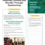 Quick Coaching Guide: Inspiring Curiosity and Wonder