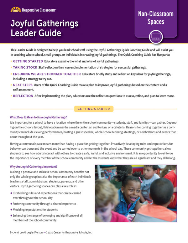 Leadership Guide: Joyful Gatherings