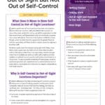 Quick Coaching Guide: Out of sight but not out of self-control