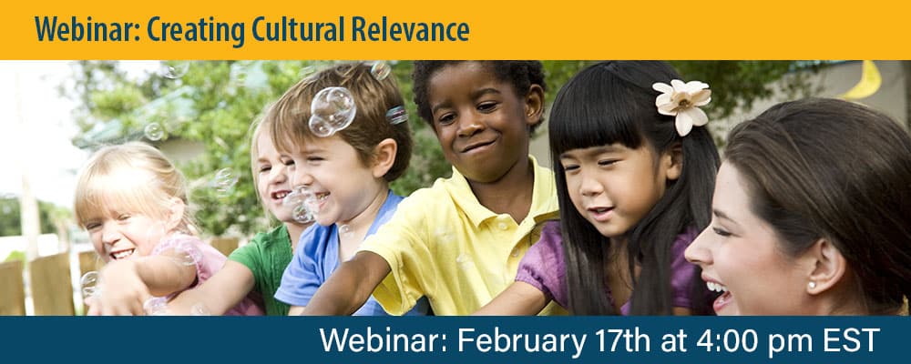 Webinar Creating Cultural Relevance