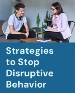 Strategies to Stop Disruptive Behavior